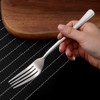 TEAHAHA 8 Piece Dinner Fork Set, Stainless Steel Fork Set，