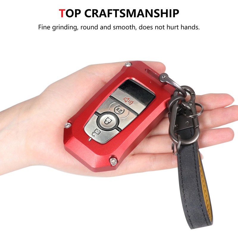 RERPRO Fit for Ford Key Fob Cover Keychain Compatible with