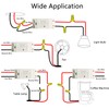 Interruptor Inteligente WiFi AC100-240V Interruptor de Control de Voz Manos