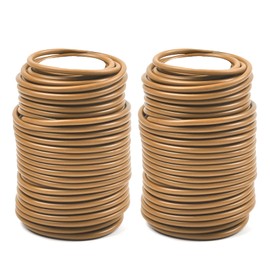 Decoroca Soft Plant Ties for Support - 65.6' Reusable Waterproof Plant Wire, Garden Twist, Office Organization and Decoration Binding（2pcs/Brown）