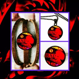 BAD RELIGION AMERICAN PUNKROCK L.A SET OF 3  BRACELETNECKL