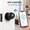 YFK Smart Fingerprint Door Lock Knob with Tuya App Control