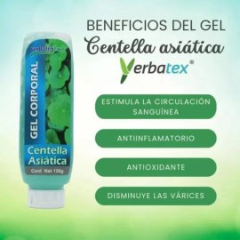 Pack 2 Gel Corporal Extracto De Centella Asiática De 150gr Centella Asiática