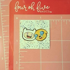 Trippy Adventure Time sticker by SamAcidity, waterproof Finn and Jake sticker, cool sticker art, trippy Finn and Jake Heart Eyes sticker Metal - size: 3in x 3in