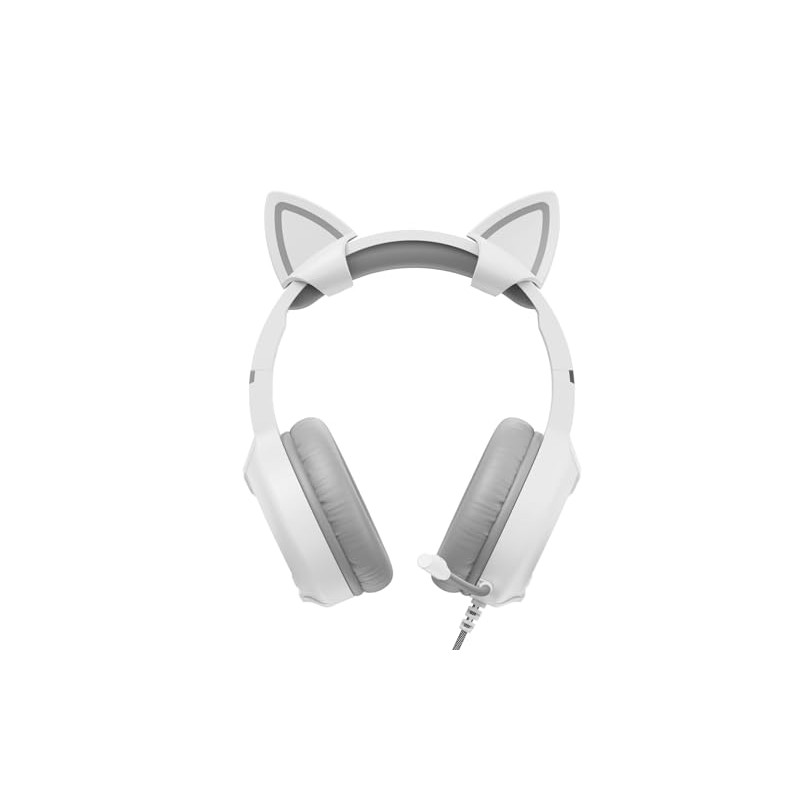 Playmax Cat Headset Universal Gaming Headset (White)