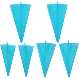 ABOOFAN Bolsas De Silicona Reutilizables Para Decoración De Pasteles Juego 6 Piezas Manga Pastelera Profesional Con 3 Tamaños Diferentes Para Glaseado Y Repostería Diy