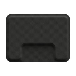 OmySalon 3’x 4’x 1/2'' Thick Salon Mats for Hair Stylist Anti Fatigue, Barber Floor Mat with Square Base, Salon Chair Mat Hairdresser Standing, Anti-Slip Easy Cleaning