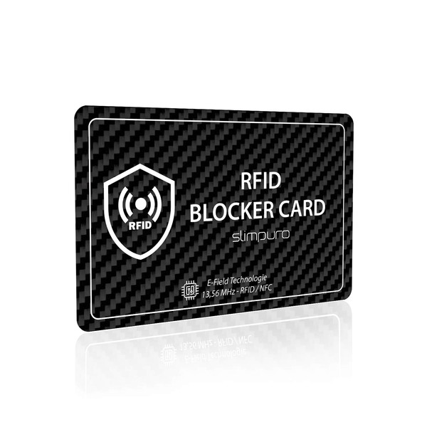 RFID Blocker Card, Dekra-tested, Interference Technology, Near-Field Communication (NFC) Protection