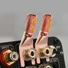 Tertullus 8 Pcs HiFi Speaker Spade Connectors Pure Copper Audio