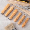 SmallCat 20pcs Wooden File Handles, 10pcs Medium (0.8x3.7 inch) &