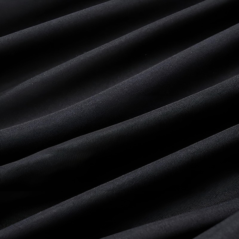 Fitted Sheet 40cm Deep Bed Sheet Single Size 90X190CM Black