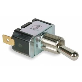 Toggle Switch, SPDT, 3 Connections, On/Off/On, 3/4 hp, 10A @ 250V AC, 15A @ 125V AC
