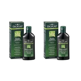 BIOSLINE - BIOKAP ANTIDANDRUFF SHAMPOO 2 PACKS OF 200 ML, anti-dandruff, dermopurifying, sebum-balancing, refreshing