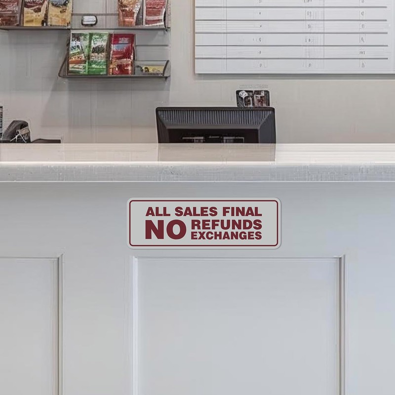 Signs ByLITA Standard All Sales Final No Refunds No Exchanges