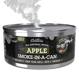Grilling Smoke - Reusable Flavorwood BBQ Grill Smoke in a Can (Natural Apple Wood) - Easily Infuse Natural Wood Flavor