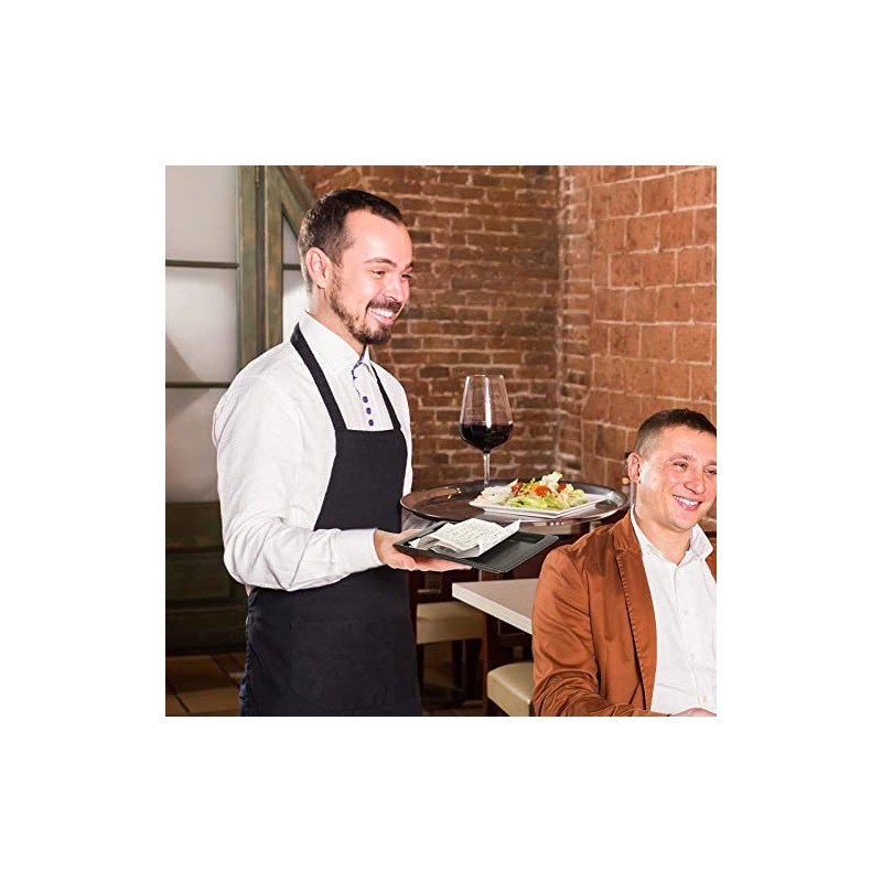 Soportes de Cheques Negros, Presentadores de Cheques para Restaurantes Bandejas