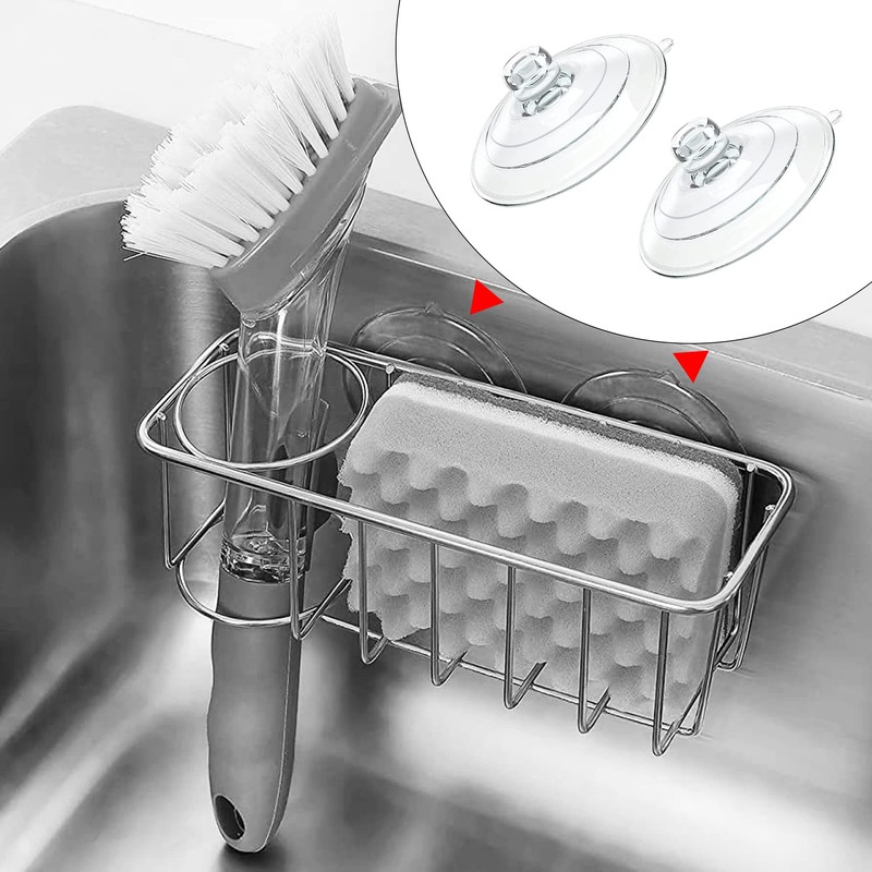 Sponge Holder Suction, Replacement Suction Cups for Sponge Holder, Kitchen