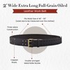 Style n Craft - 2" Wide Extra Long Full-Grain Oiled