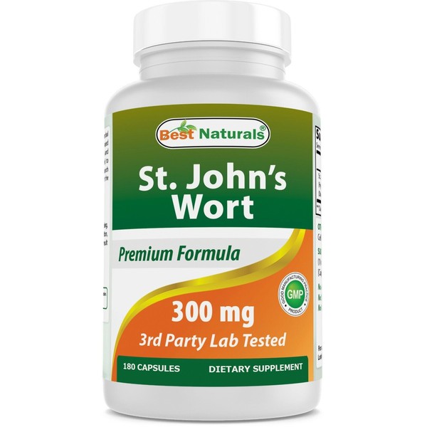 Best Naturals St. John Wort 300 mg 180 Capsules