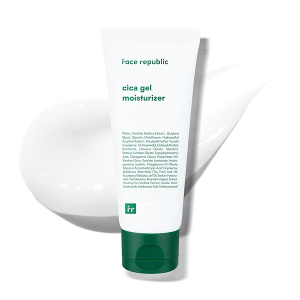 Face Republic Crema hidratante en gel Cica, Crema en gel