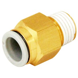 SK11 One-touch Pipe Fitting Straight Union for 0.4 inch (10 mm) Hose KQ2H10-02AS