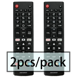 [2pcs/Pack] PerFascin Replacement Universal Remote Control Fit for LG LED TV