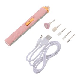 IWOWHERO 1Set Electric Nail Drill Machine Portable Polisher Kit for Nails Ergonomic Design for Callus Removal Grinding and Polishing for Professionals and Personal Use