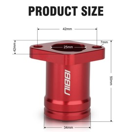 NIBBI Coleman intake manifold,fit for Coleman b200 ct200u bt200x Predator 212 Engine Performance Parts Go Kart Mini Bike (Red)