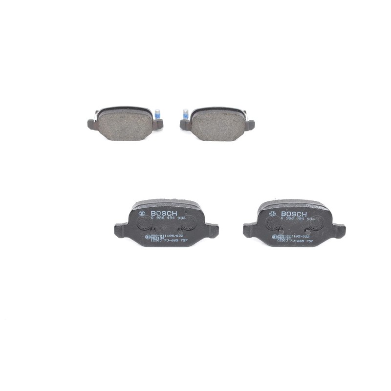 Brake pad set, disc brake, blue print (ADT342158) brake pad