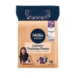 Millie Moon Unisex Training Pants (Size-5T-6T and Count-15) Diaper Weight Range: 37+ lbs