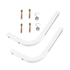 KICHOUSE Professional Metal Projector Screen Mount Wall Mount Bracket Extended Drop Chain Compatibility