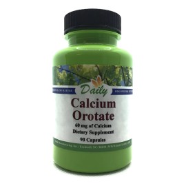 Calcio Orotato Daily Manufacturing 90 Cpsulas Vegetarianas Sin Gluten