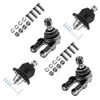 SCITOO 4pcs Front Suspension Kit Lower Upper Ball Joints Fit