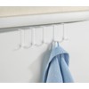 Wenko 4422010100 Door Coat Hangers Set of Five 1.5 x