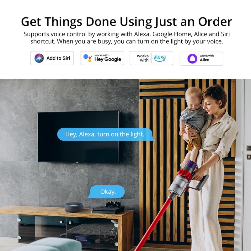 Smilewolf M5 120Type Switchman Smart Wall Switch 1/2/3 Gang Wall