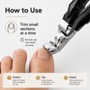 Angled Wide-Jaw Toenail Clipper for Thick Nails – Stainless Steel