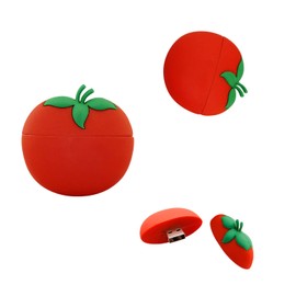 Unidad Flash de Tomate – Unidad USB de Frutas y Verduras – Unidad de Pulgar de Tomate para niños y niñas – Unidad Flash de Moda – Unidad Flash de 16 GB – Regalos de Vuelta a la Escuela (Tomate)