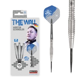 BULL'S Unisex - Adult Martin Schindler Dart, Silver, 27g