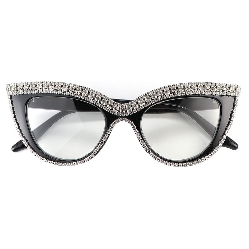 FUPRECIOUS Gafas De Lectura De Ojo De Gato Bling Rhinestone