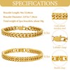 XIANNVXI 2 Pcs Gold Bracelets for Men Mens Gold Bracelet