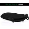 MoKo Eyeglass Soft Case, Zippered Neoprene Sunglasses Pouch with Clip