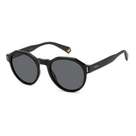Polaroid Unisex Sunglasses PLD 6207/S 807 52/21/145, Adult Sunglasses, 807/M9 Black, 52, 807/M9 Black