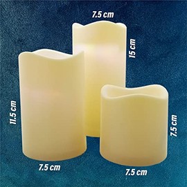 LED Velas Sin llama, velas eléctricas con luz, Hasta 50 Horas de Luz, velas falsas operadas con pilas para decoraciones de festividades, celebración d