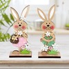 KSVFTB 2 PCS Easter Bunny Decorations, Easter Decorations Home, Easter