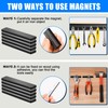 MIKEDE 12 Pack Strong Magnets Heavy Duty, N35 Neodymium Black