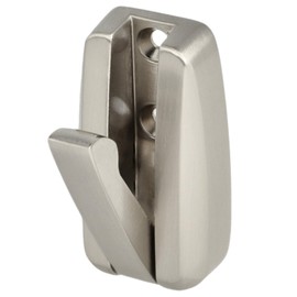 SOTECH HIPPO Folding Hook Stainless Steel Look with Spring Coat Hook Made of Metal, Space-Saving Design, Ideal for Tight Spaces such as in Caravans, Automatic Closing When Not in Use