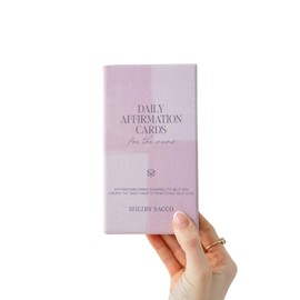 Mom Affirmation Cards by Shelby Sacco - Affirmation Cards for Mothers with Display Stand, Daily Affirmations for Inspiration, Mindfulness & Self Care