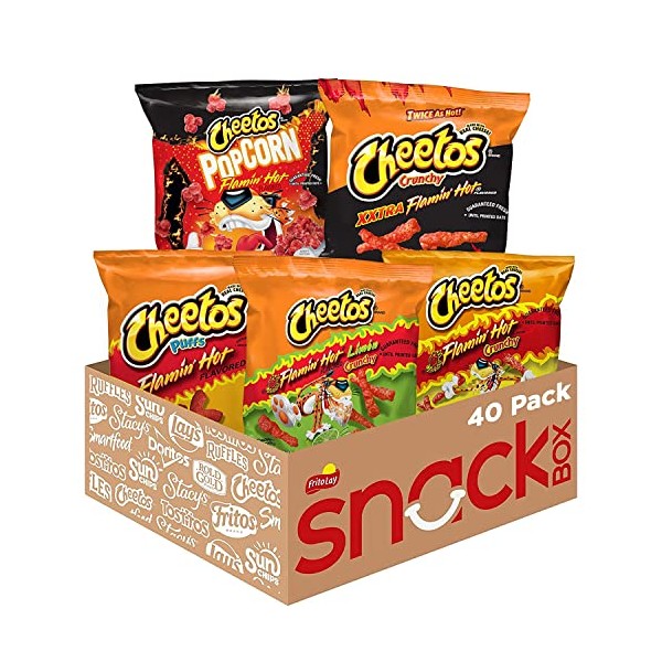Cheetos Flamin' Hot Variety Pack, 40 Count
