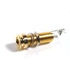 Mono guitar jack socket end pin/button in gold long body