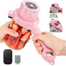 Electric Jar Opener for Seniors with Arthritis, TFCC & Weak Hands Pink